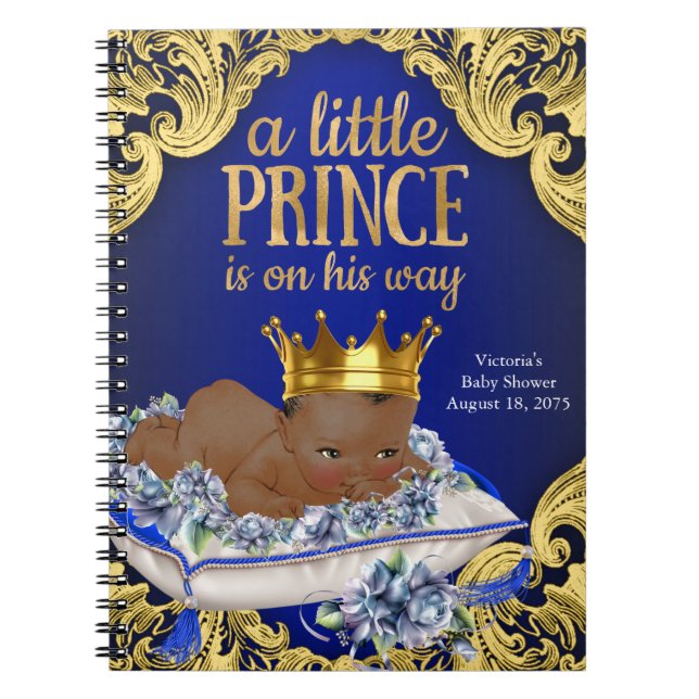 Livre d'hôtes Prince Baby shower (Devant)