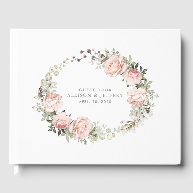 Livre d'hôtes Spring Floral Mariage (Recto)