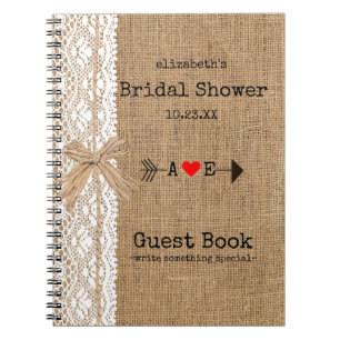 Livre d'invité de Fête de la mariée d'image de