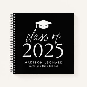 Livre d'invité de la Black Photo Graduation Modern