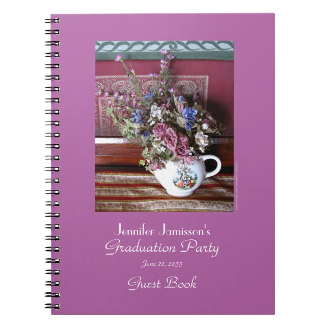 Livre d'invité de la fête de graduation, théière V (Devant)