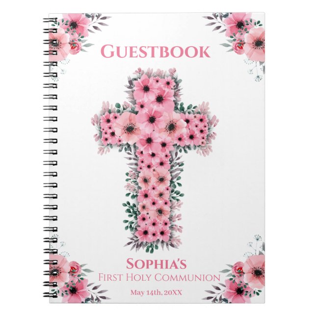 Livre d'invité de la première Sainte Communion Cro (Devant)