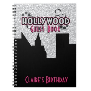 Livre d'invité de partie de Hollywood