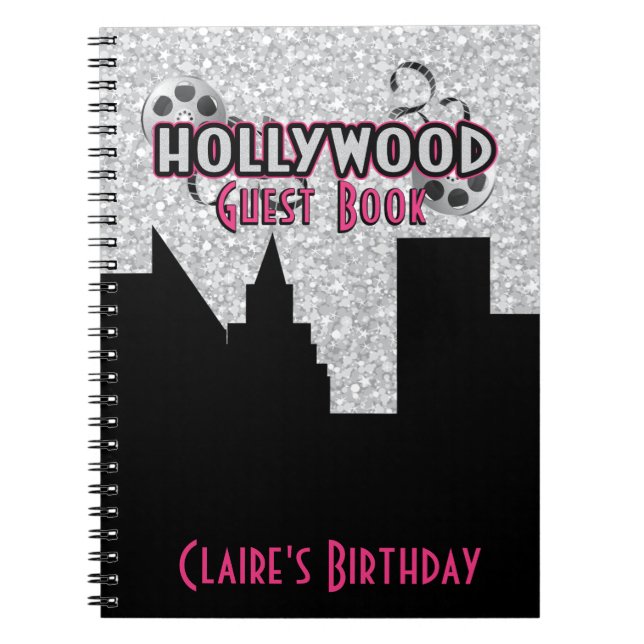 Livre d'invité de partie de Hollywood (Devant)