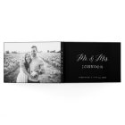 Livre d'invité du Mariage photo noir et blanc