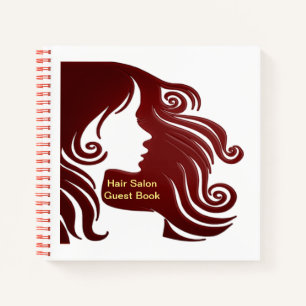 Livre d'invité du salon de coiffure