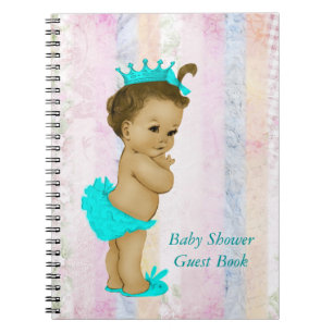 Livre d'invité en pastel de baby shower