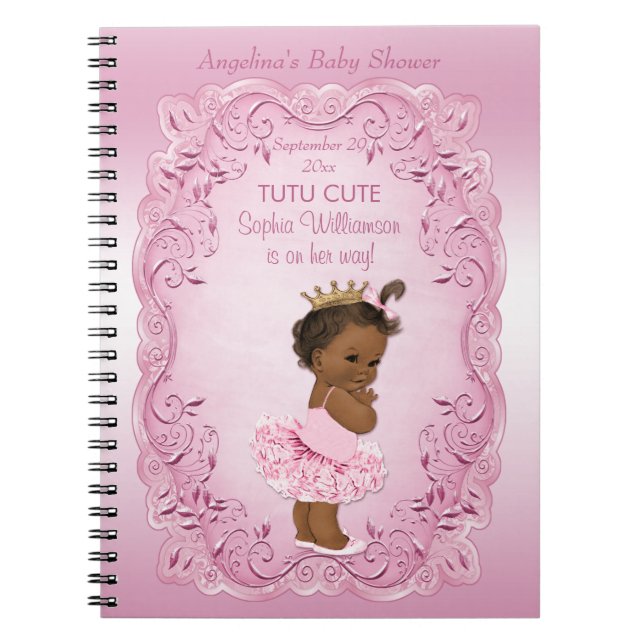 Livre d'invité ethnique de baby shower de (Devant)