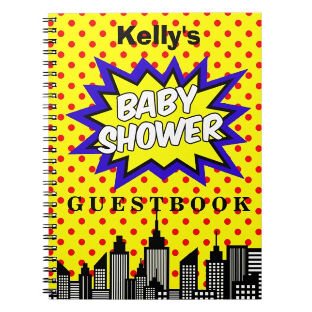 Livre d'invité fait sur commande de baby shower de (Devant)