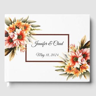 Livre d'Invité Floral