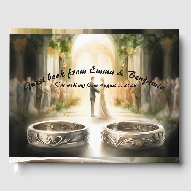 Livre d'invité mariage (Recto)