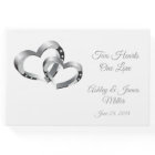 Livre d'invité mariage - Deux coeurs