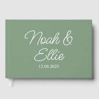 Livre d'invité Mariage personnalisé, Fiançailles e
