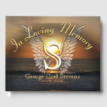 Livre d'invité Monogram Memorial