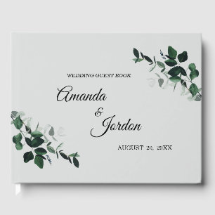 Livre d'invité Neutral Botanical Mariage