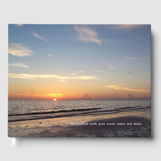 Livre d'invité Sunset Beach (Recto)