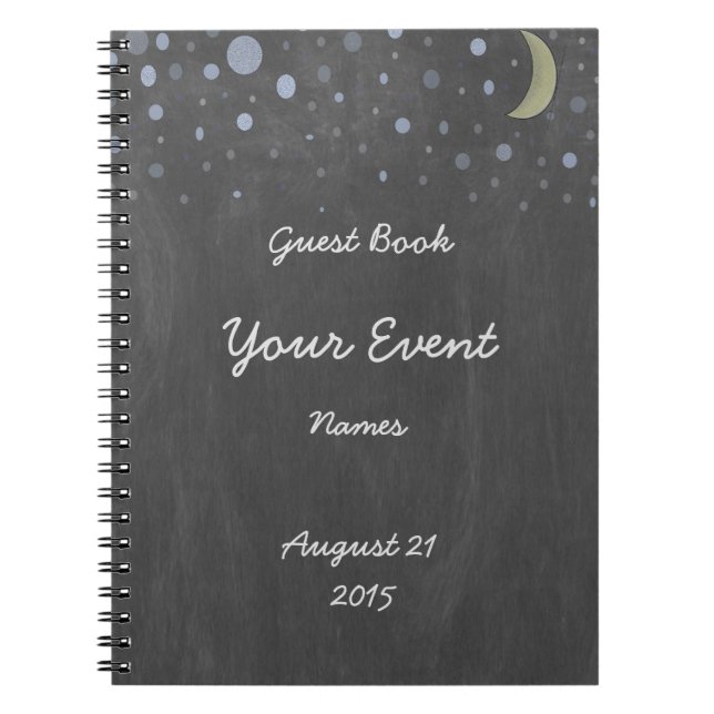 Livre d'invité vintage de tableau (Devant)