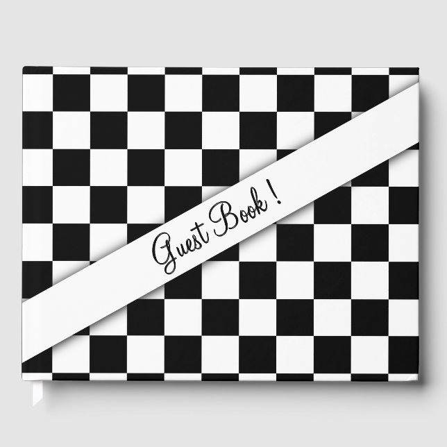 Livre d'invités Checker Flag (Recto)