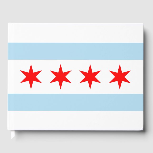 Livre d'invités du drapeau de Chicago (Recto)