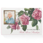Livre d'invités funéraires | Antique Rose de thé