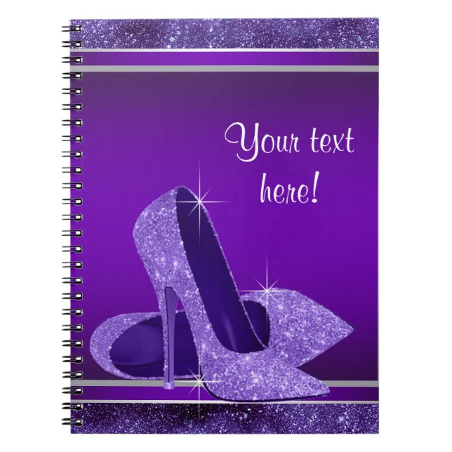Livre d'invités Purple High Heel (Devant)