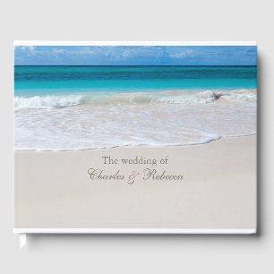 Livre d'invités White Beach Wedding