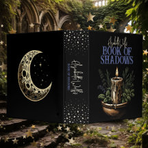 Livre d'ombres Classeur noir foncé chandelle cosmi
