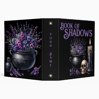 Livre d'ombres Grimoire Classeur noir pourpre