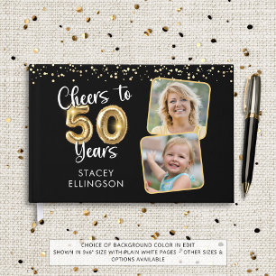 Livre D'or 50e anniversaire Cheers to 50 Years 2 Photos