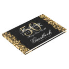 Livre d'or 50e fête d'anniversaire étincelle l'or