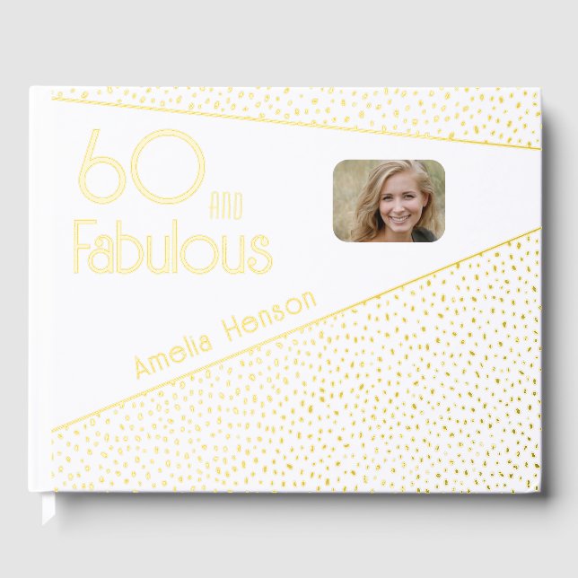 Livre D'or 60 et Fabulous Gold Parties scintillant Photo 60e  (Recto)