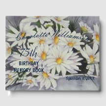 75e Daisy Bouquet Floral Anniversaire Mémoire