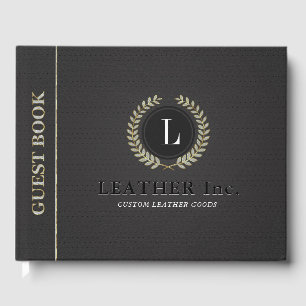 Livre D'or Acents de parties scintillant vintage noir