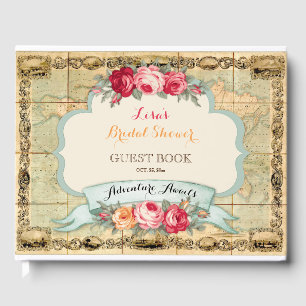 Livre D'or Adventure Attend les Roses Vintages de la carte du
