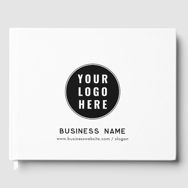 Livre D'or Ajouter un logo d'entreprise et un site Web Person (Recto)
