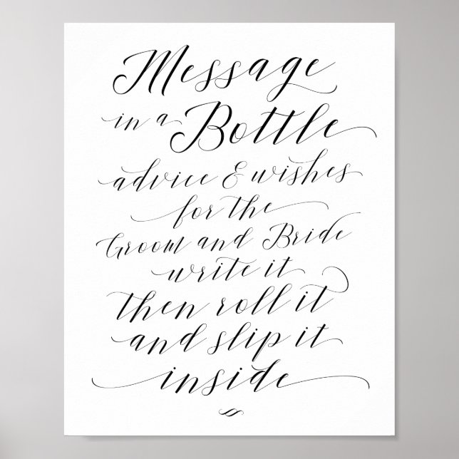 Livre d'or alternatif Message dans une bouteille (Devant)