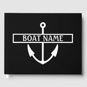 Livre D'or Ancre Nom du bateau