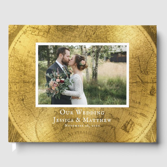 Livre d'or antique Mariage (Recto)