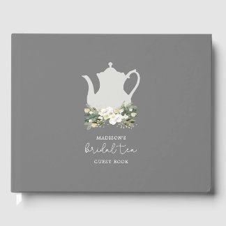Livre D'or Aquarelle gris thé nuptiale