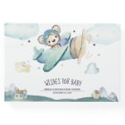 Aquarelle Whimsical Avion Pilote Ours De Conduite