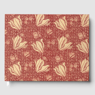 Livre D'or Arthur Wilcock Le motif floral rouge de la collect
