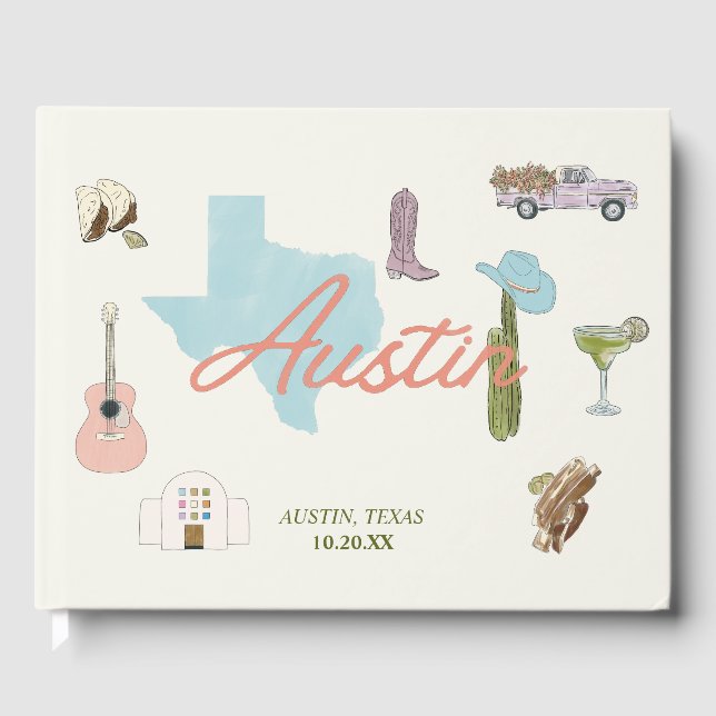 Livre D'or Austin, Mariage TX (Recto)