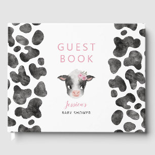Livre D'or Baby shower à la vache