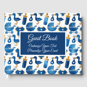 Livre D'or Baby shower Bouteille Bouteille Porte Personnalise