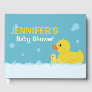 Livre D'or Baby shower de canard en caoutchouc Neutre selon l