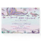 Baby shower de sirène sous la mer bébé fille