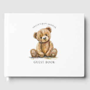 Livre D'or Baby shower d'ours en peluche mignon