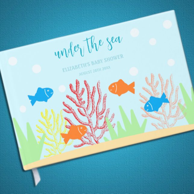 Livre D'or Baby shower Sea Life (Créateur téléchargé)