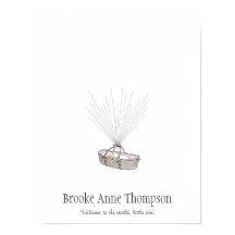 Livre d'or Ballon Empreinte de Doigt de Bébé - Ros