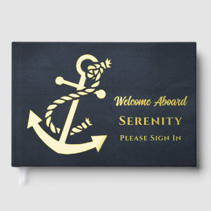 Livre D'or Bateau nautique élégant personnalisé